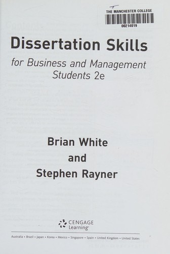 Dissertation Skills