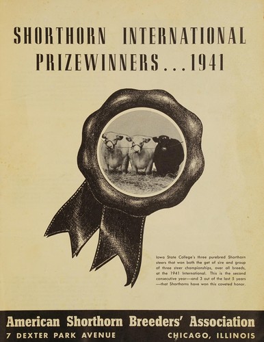 Shorthorn international prizewinners