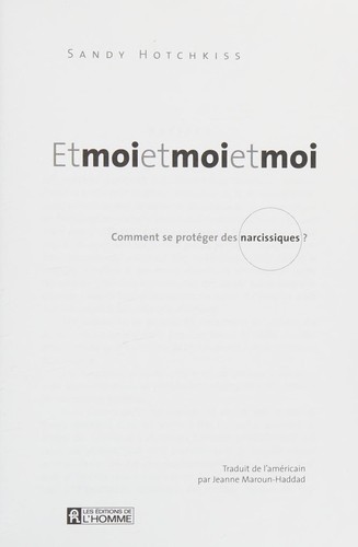 Et moi, et moi, et moi