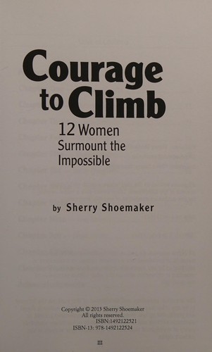 Courage to climb