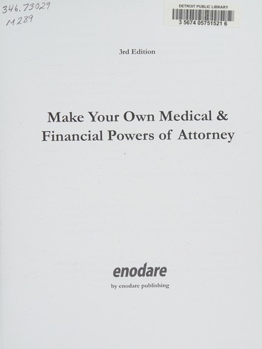 Make your own medical & financial powers of attorney