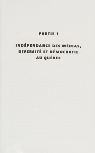 Diversité et indépendance des médias
