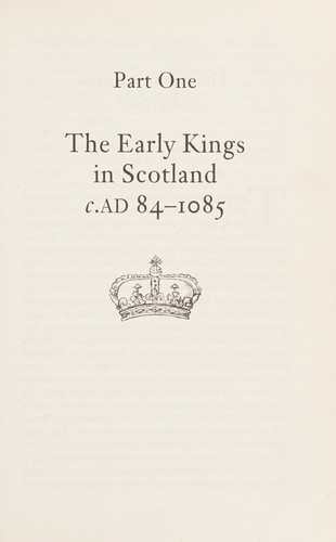 KINGS & QUEENS OF SCOTLAND; ED. BY RICHARD ORAM