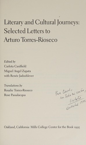 Literary and cultural journeys