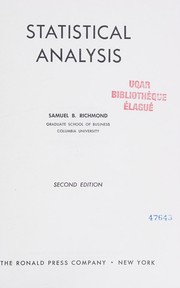 Statistical analysis