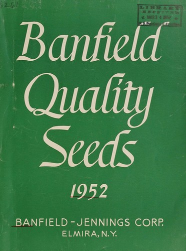 Banfield quality seed, 1952