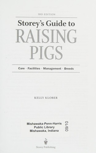 Storey's guide to raising pigs