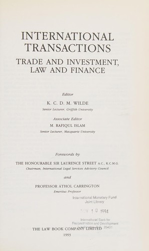 International transactions