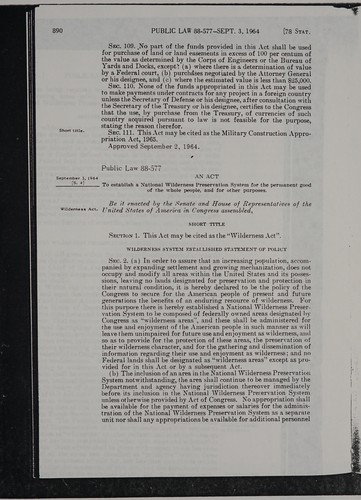 Wilderness Act