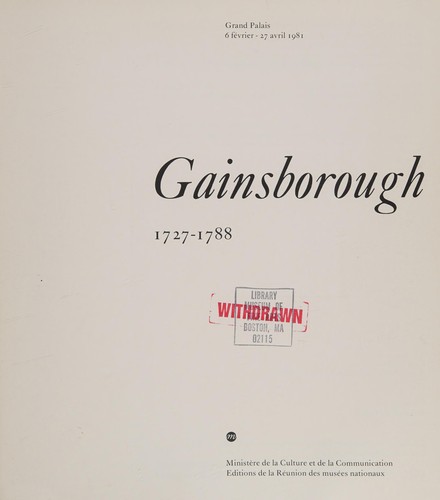Gainsborough, 1727-1788