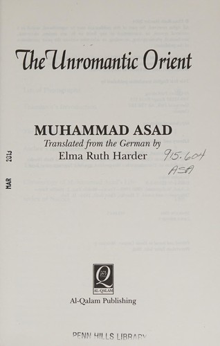 The unromantic Orient