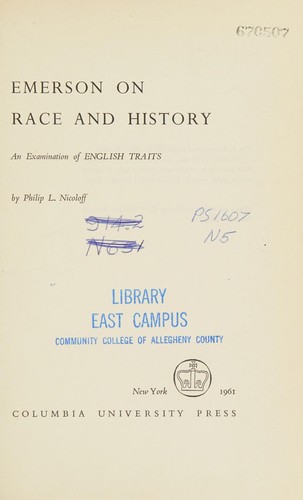 Emerson on race and history