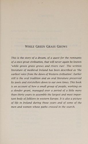 While green grass grows
