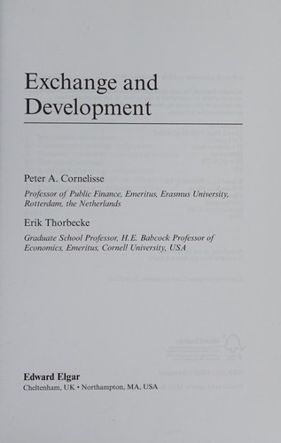 Exchange and development