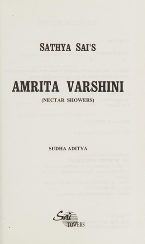 Sathya Sai's Amrita Varshini