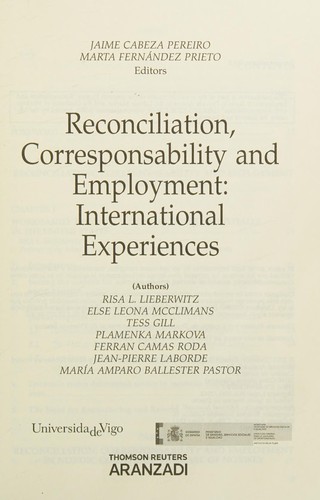 Reconciliation, corresponsability and employment