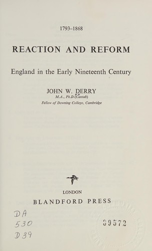 Reaction and reform, 1793-1868