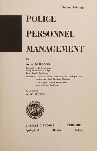 Police personnel management