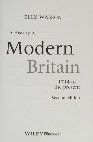 History of Modern Britain
