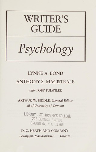 Writer's guide