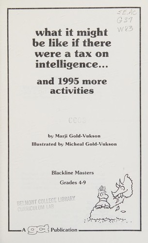 What It Might Be Like If There Were a Tax on Intelligence