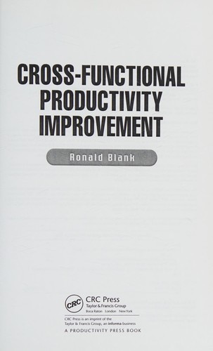 Cross-functional productivity improvement