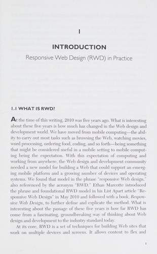 Responsive Web Design in Liabraries