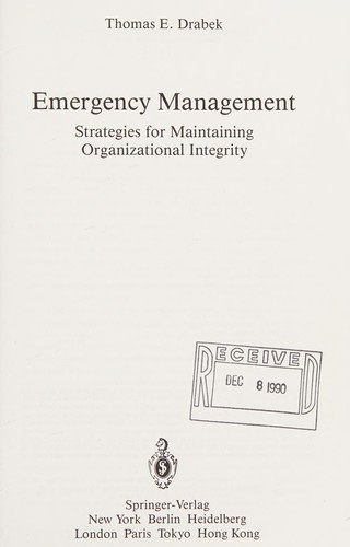 Emergency management