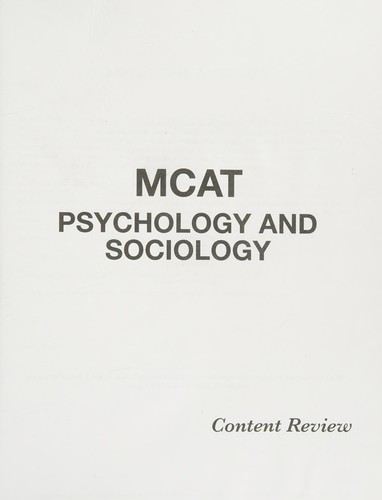 MCAT psychology and sociology