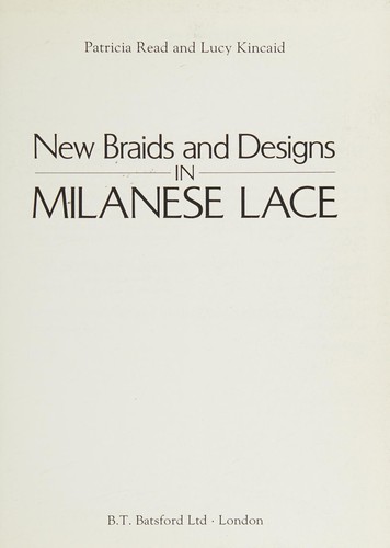 New braid and designs in Milanese lace