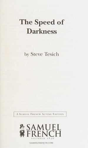 The speed of darkness