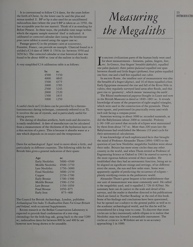 Megalithic mysteries