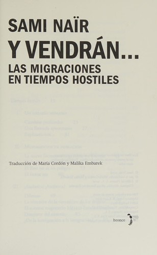 Y vendrán ...