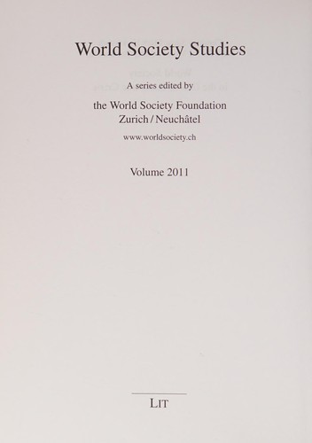 World Society in the Global Economic Crisis
