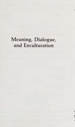 Meaning, dialogue, and enculturation