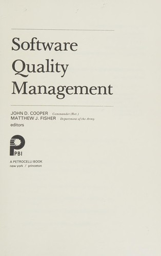 Software quality management