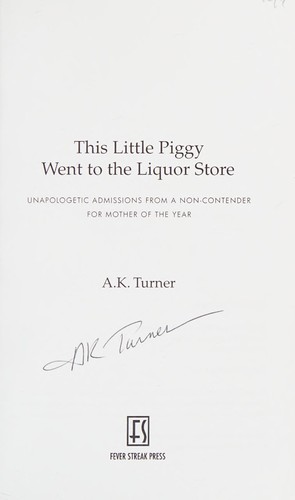 This little piggy went to the liquor store