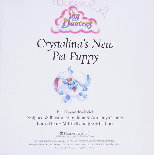 Crystalina's new pet puppy