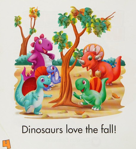 Dinosaurs in the fall