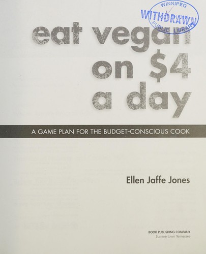 Eat vegan on $4 a day