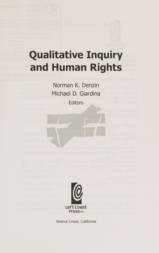 Qualitative inquiry and human rights