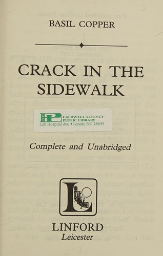 Crack in the sidewalk
