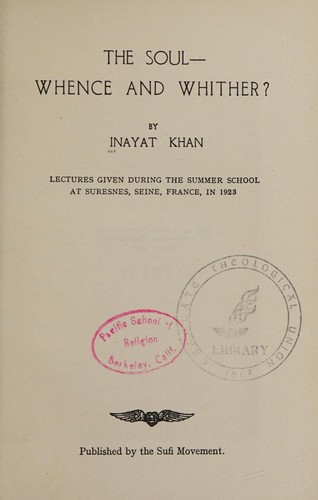 The soul, whence and whither?