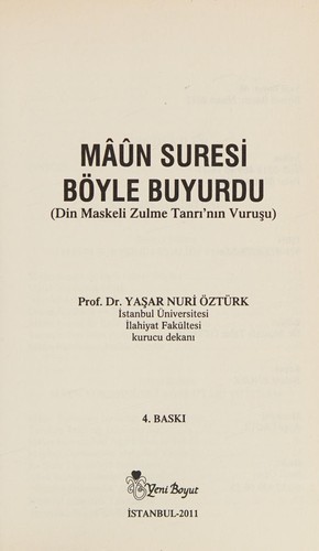 Maunn Suresi böyle buyurdu