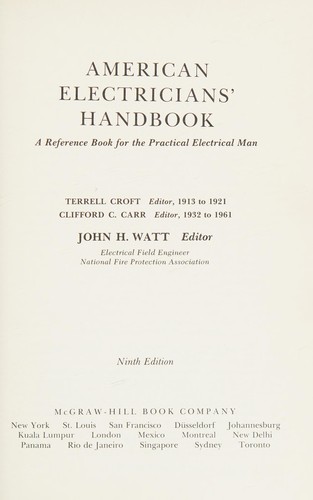 American Electricians' Handbook