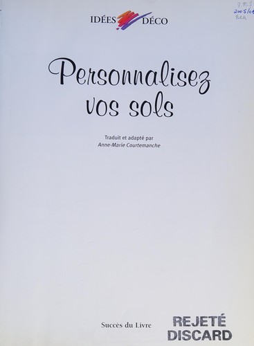 Personnalisez vos sols
