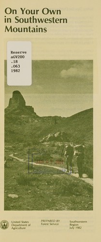 On your own in southwestern mountains