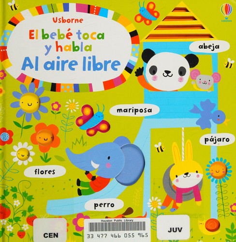 El bebé toca y habla