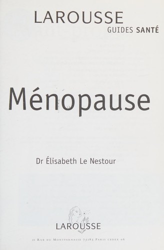 Ménopause