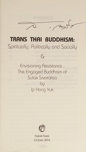 Trans Thai Buddhism